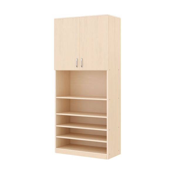 Armoire à Rayonnages 180-80, 2 Portes en Haut