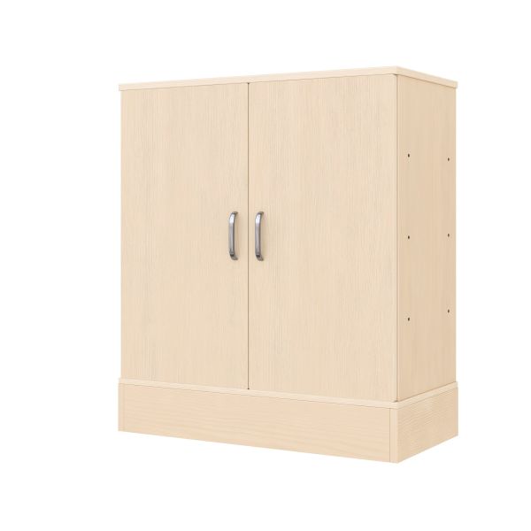 Armoire à Rayonnages 79-80, 2 Portes (avec socle en bois)