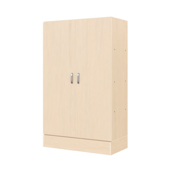 Armadio a Scaffali 120-80, 2 Ante (con base in legno)