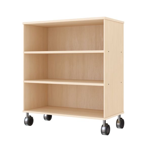 Armoire à Rayonnages 79-80, 3 Compartiments (avec roulettes équipées de freins de stationnement)