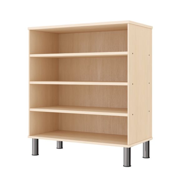 Armoire à Rayonnages 79-80, 4 Compartiments (avec pieds de socle réglables)