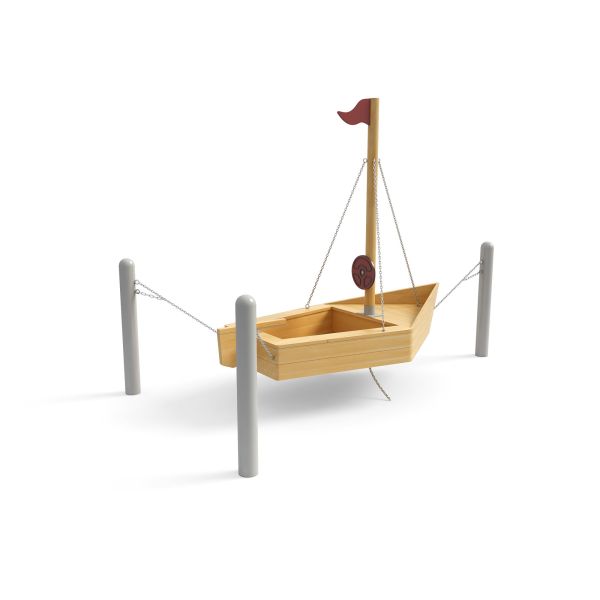 Outdoor Schaukelboot „Segelboot“