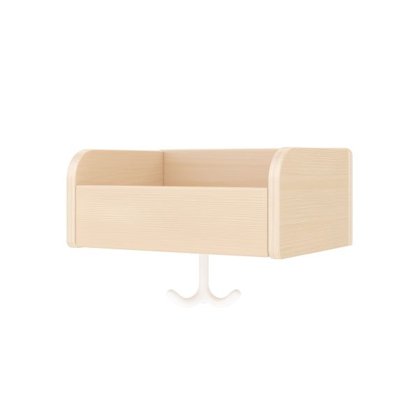 Appendiabiti con Mensola 30 cm, 1 Scomparto