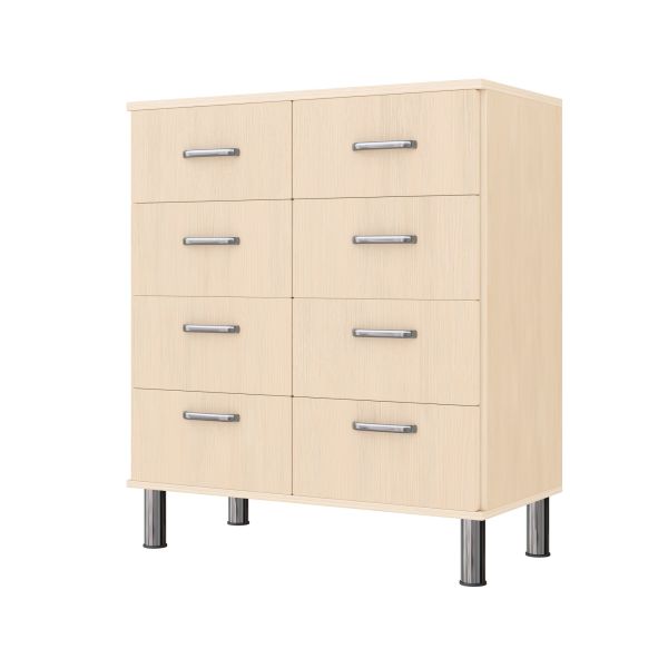Armoire à Rayonnages 79-80, 8 Tiroirs (avec pieds de socle réglables)
