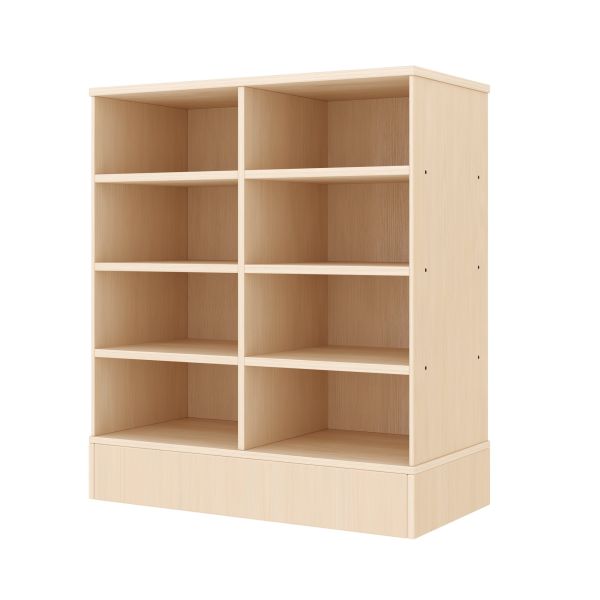 Armoire à Rayonnages 79-80, 8 Compartiments (avec socle en bois)