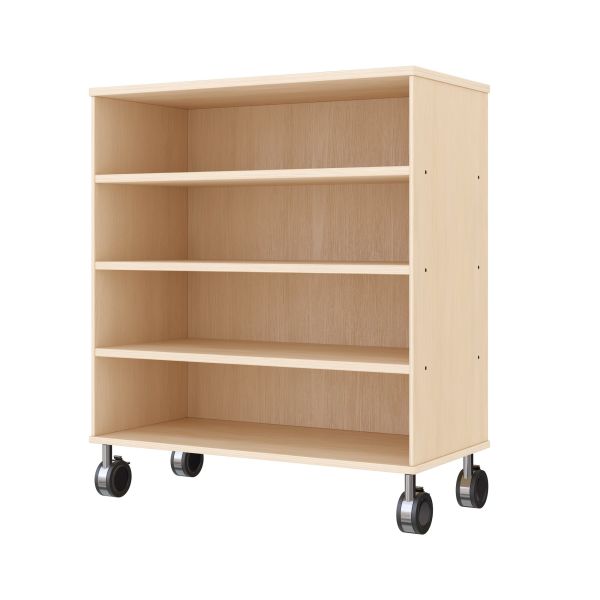 Armoire à Rayonnages 79-80, 4 Compartiments (avec roulettes équipées de freins de stationnement)