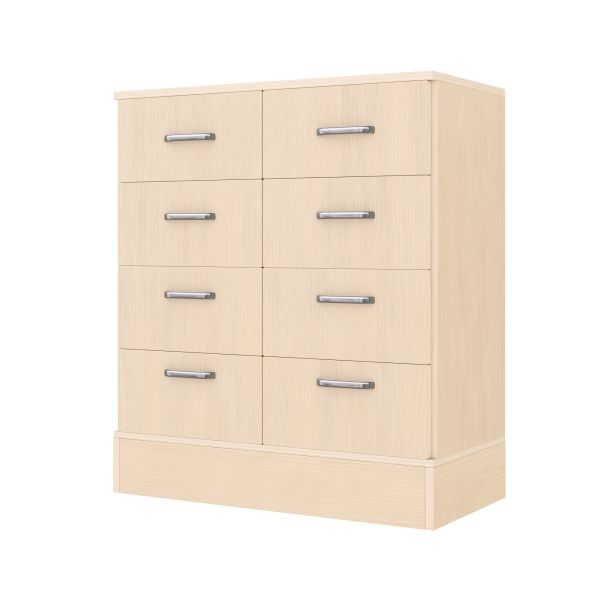 Armoire à Rayonnages 79-80, 8 Tiroirs (avec socle en bois)
