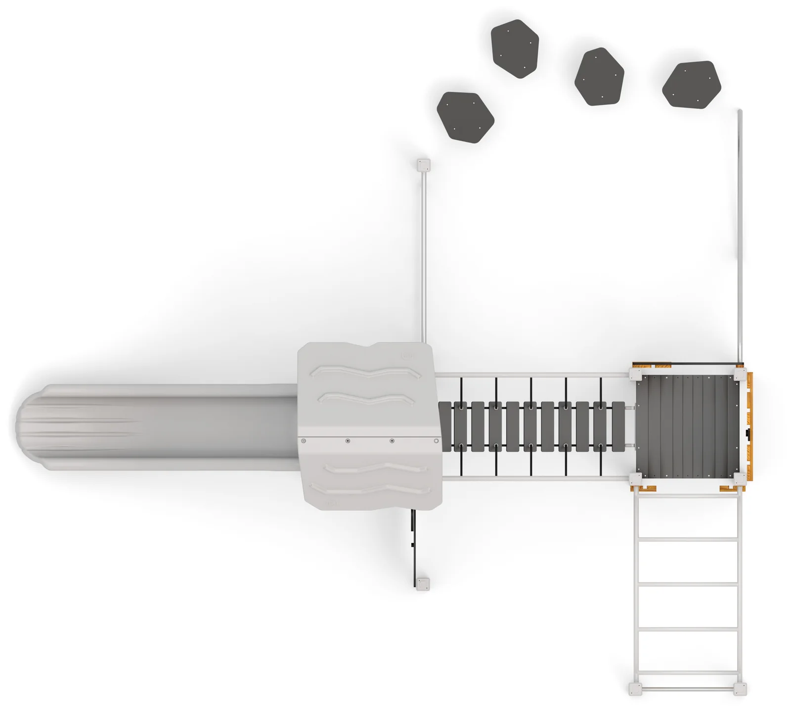 Play Structure Lotta – Draufsicht Render