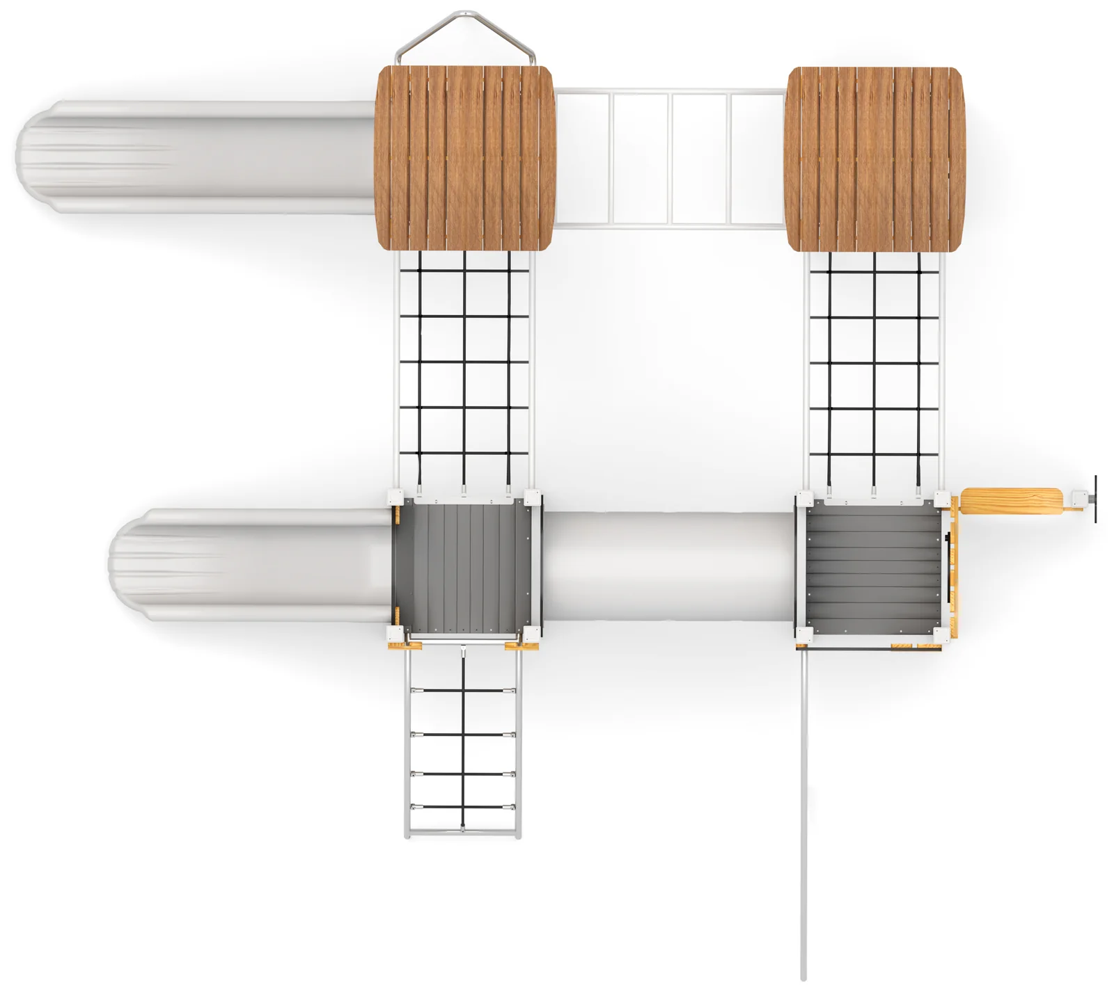Play Structure Elsa – Draufsicht Render