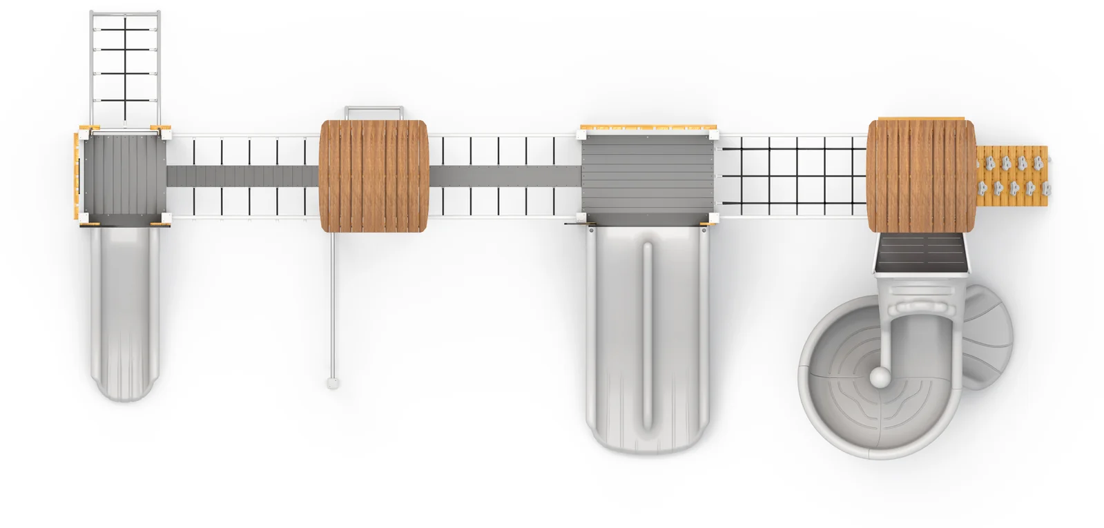 Play Structure Signe – Draufsicht Render