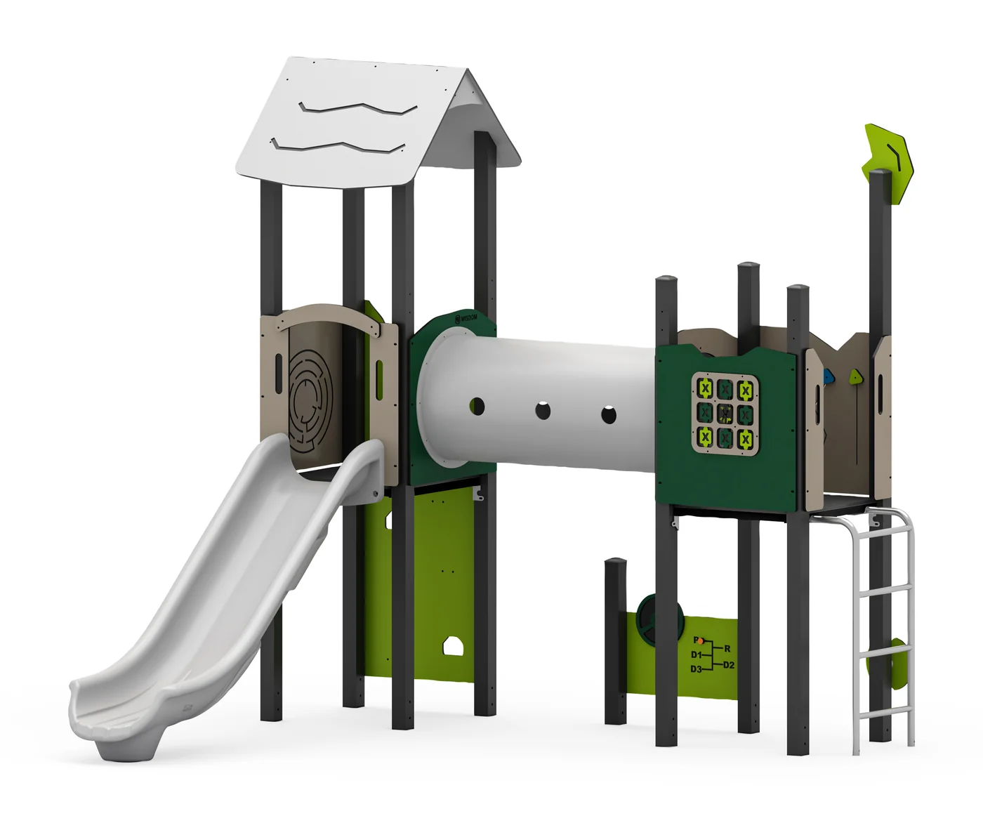 Play Structure Anton – Perspektivansicht 1