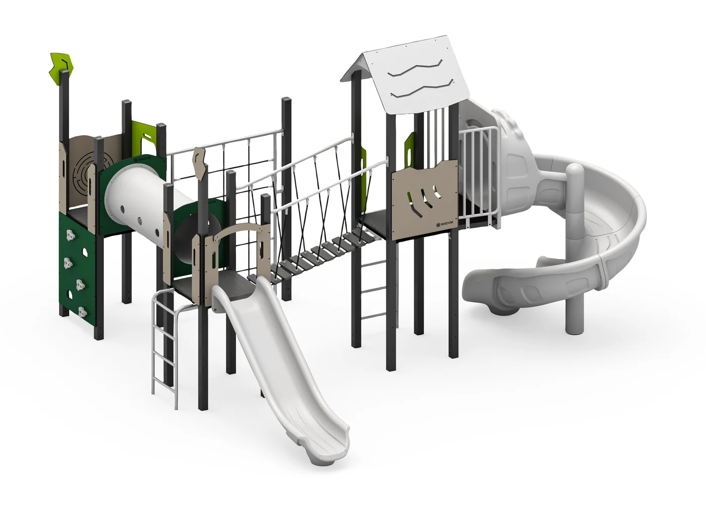 Play Structure Arvid – Perspektivansicht 1