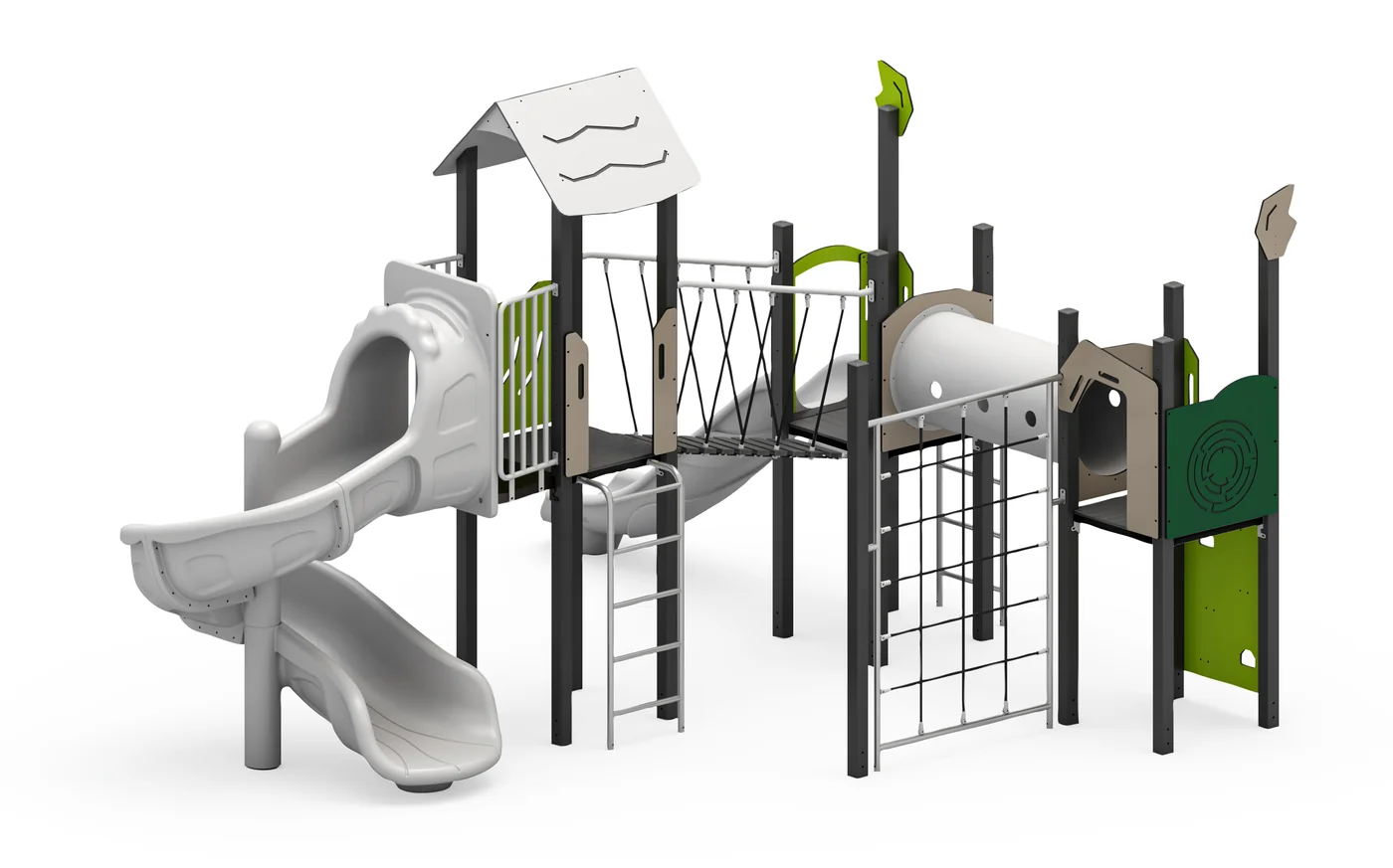 Play Structure Arvid – Perspektivansicht 2