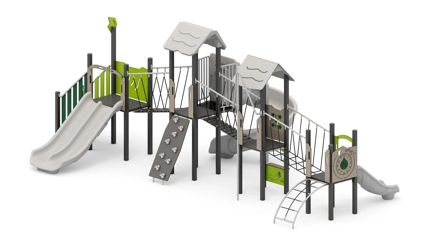 Play Structure Milo – Perspektivansicht 1
