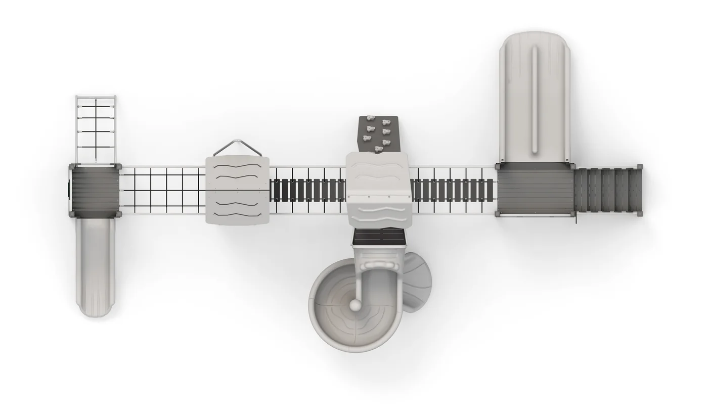 Play Structure Milo – Draufsicht Render
