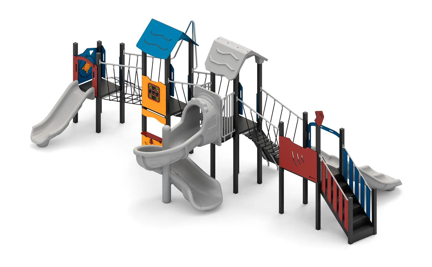 Play Structure Milo – Perspektivansicht 2