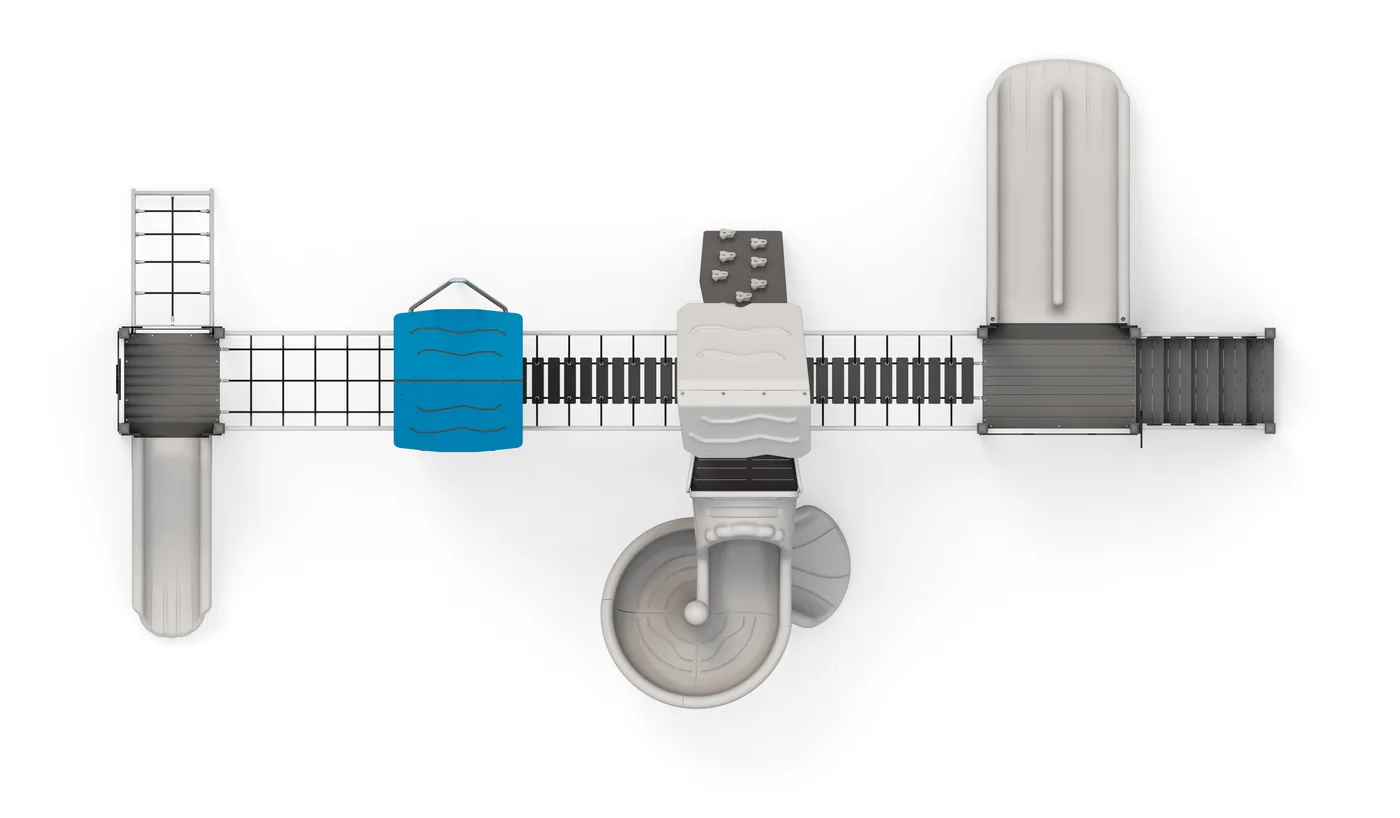 Play Structure Milo – Draufsicht Render
