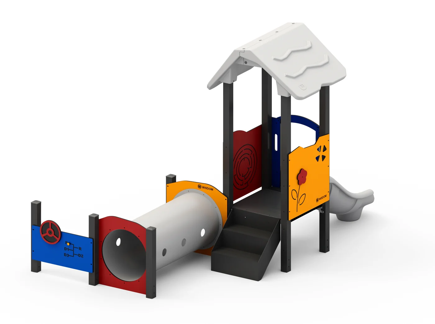 Play Structure Felix – Perspektivansicht 1