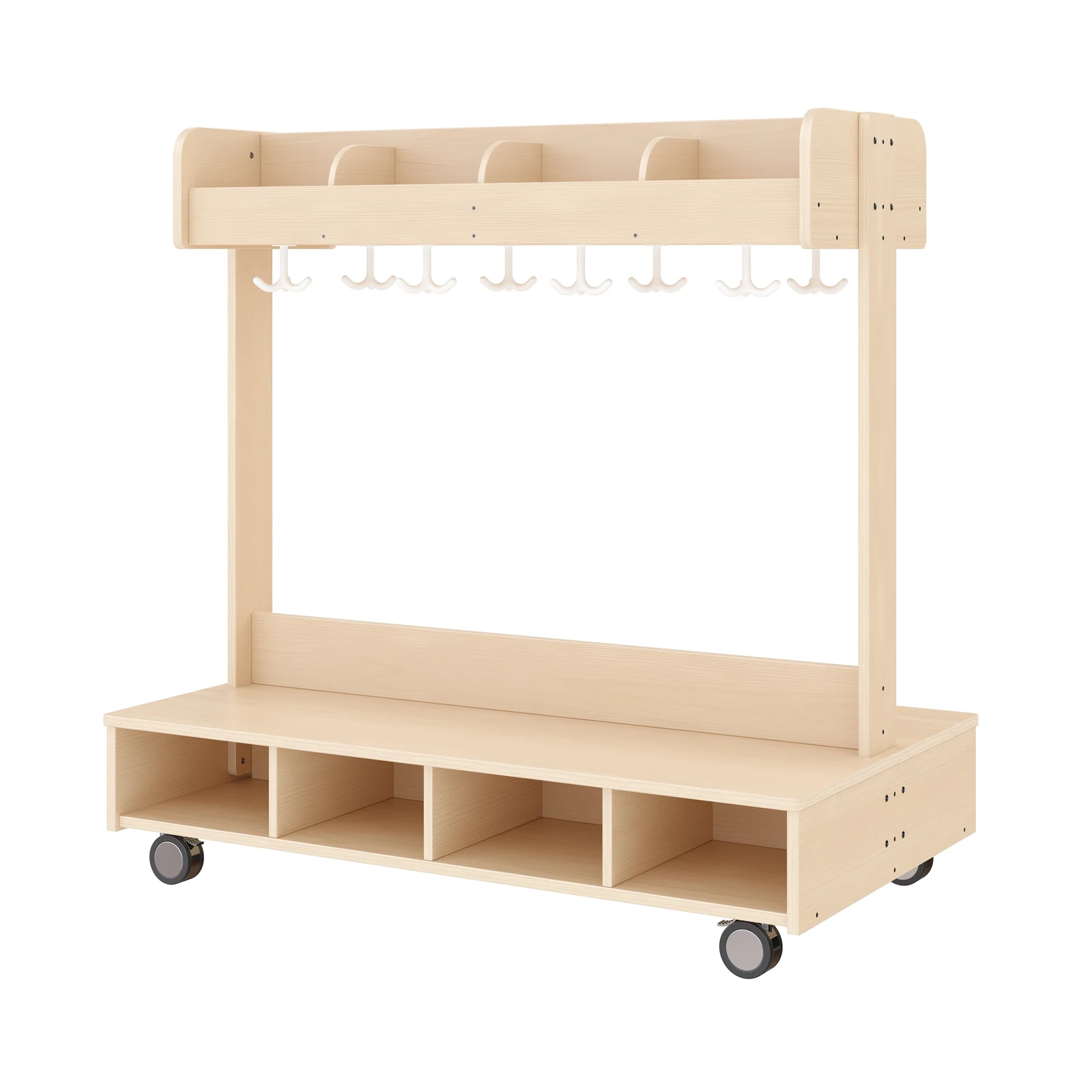Banc de Vestiaire Roulant, 8 Places – KB1-DG24164-30-F_01