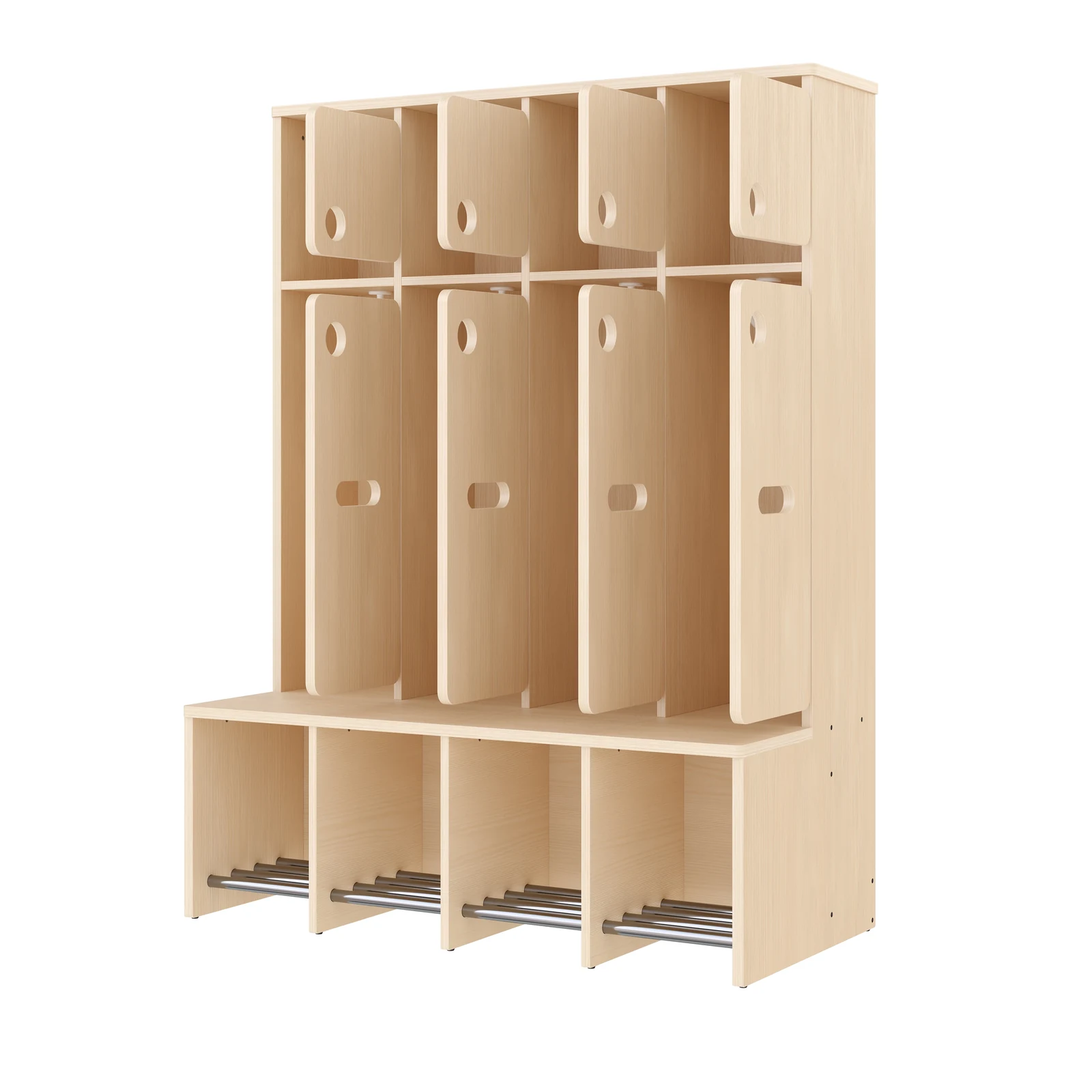 Vestiaire Complet, 4 Places, Hauteur d'assise: 35 cm – KB1-DG25176-35_03
