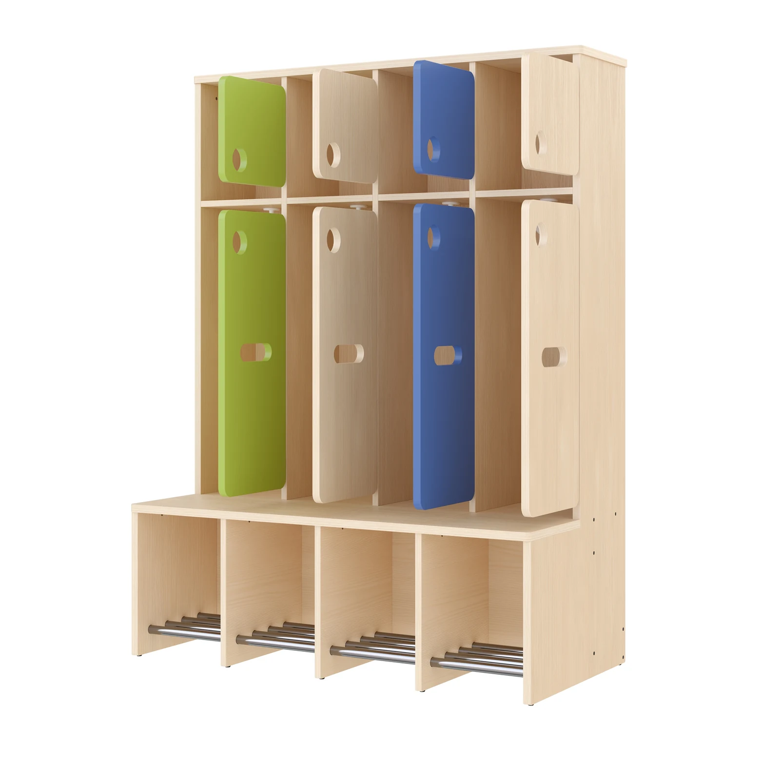 Vestiaire Complet, 4 Places, Hauteur d'assise: 35 cm – KB1-DG25176-35_04