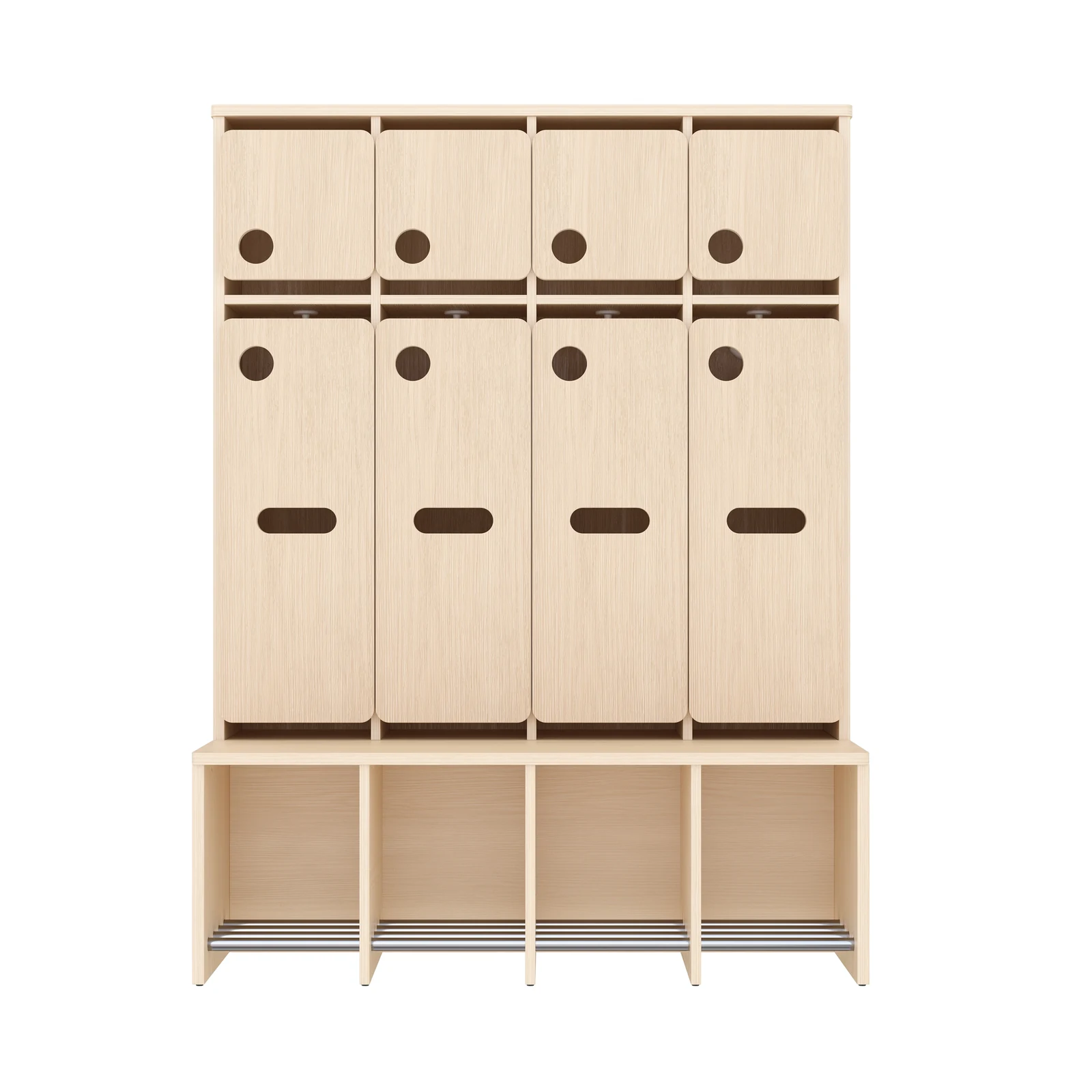 Vestiaire Complet, 4 Places, Hauteur d'assise: 35 cm – KB1-DG25176-35_05
