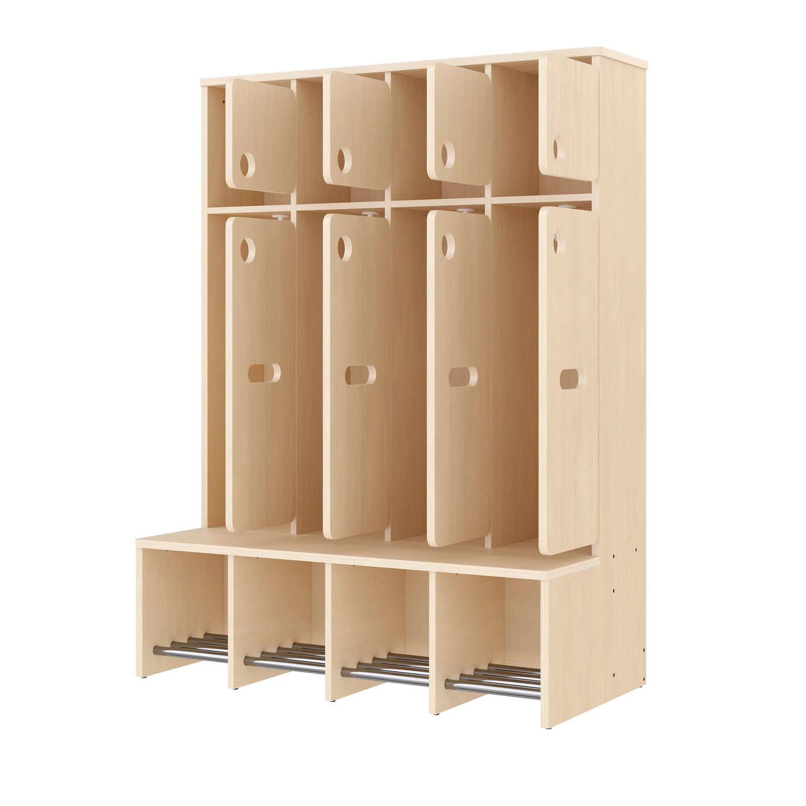 Vestiaire Complet, 4 Places, Hauteur d'assise: 31 cm – KB1-DG25176-31_03