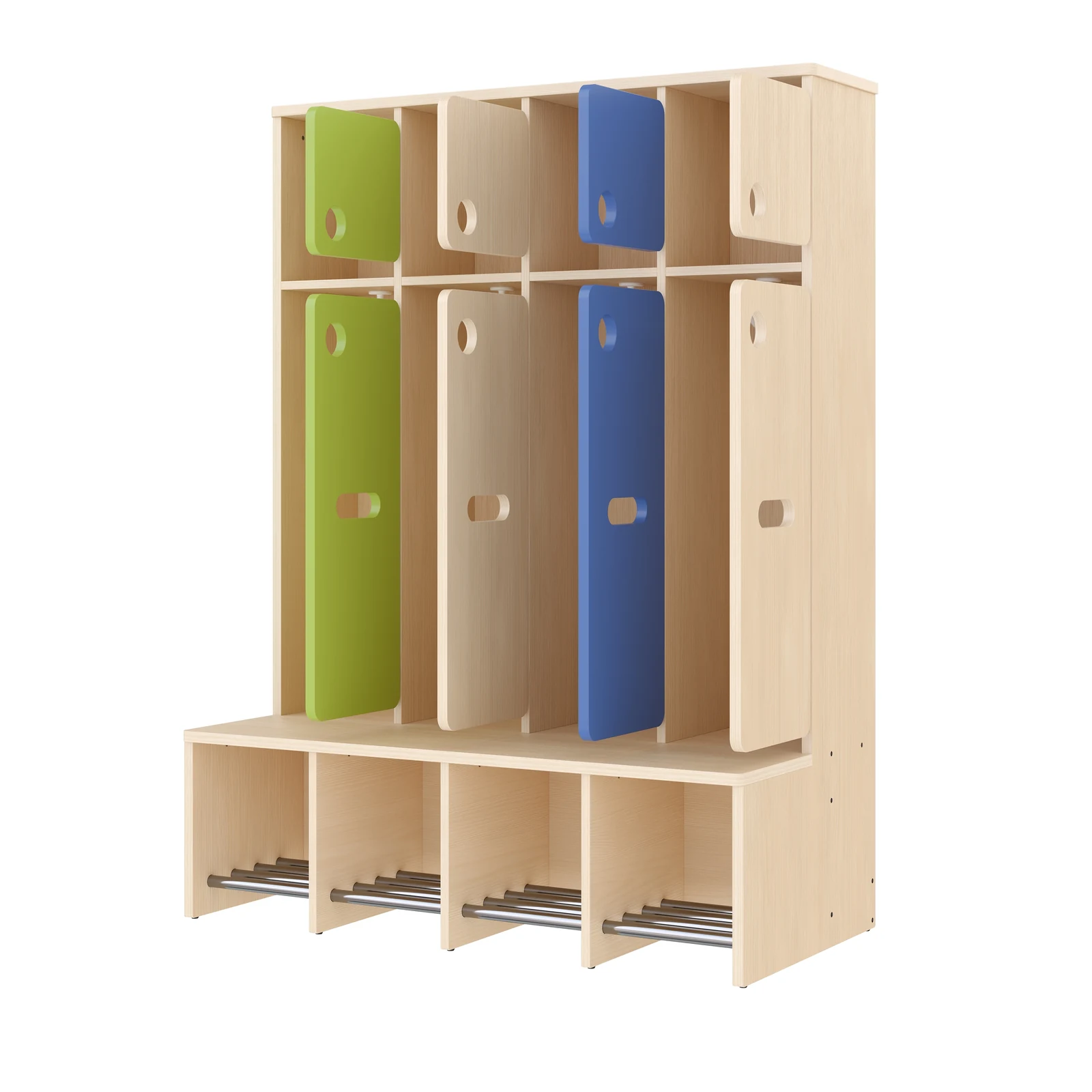 Vestiaire Complet, 4 Places, Hauteur d'assise: 31 cm – KB1-DG25176-31_04