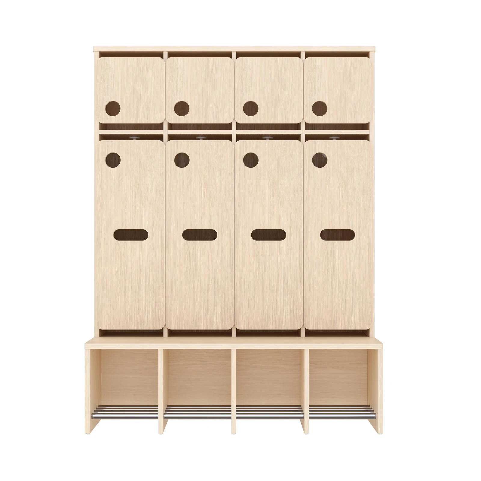 Vestiaire Complet, 4 Places, Hauteur d'assise: 31 cm – KB1-DG25176-31_05