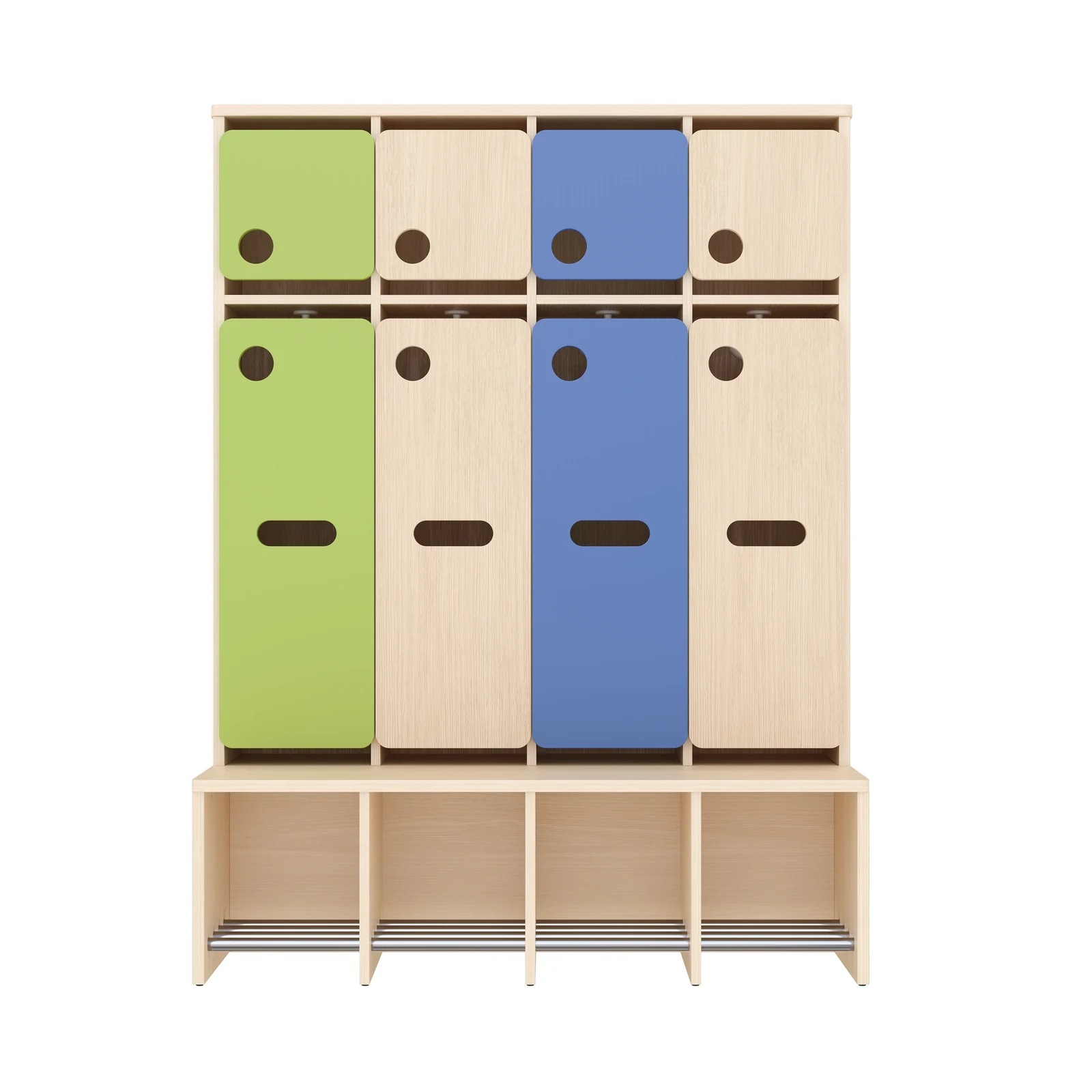 Vestiaire Complet, 4 Places, Hauteur d'assise: 31 cm – KB1-DG25176-31_06