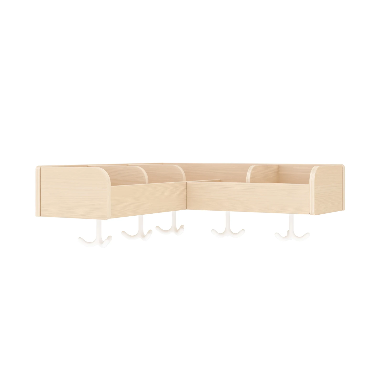Estante de Guardarropa de Esquina, 60 cm, 5 Compartimientos – KB1-DG25069-30-F_01