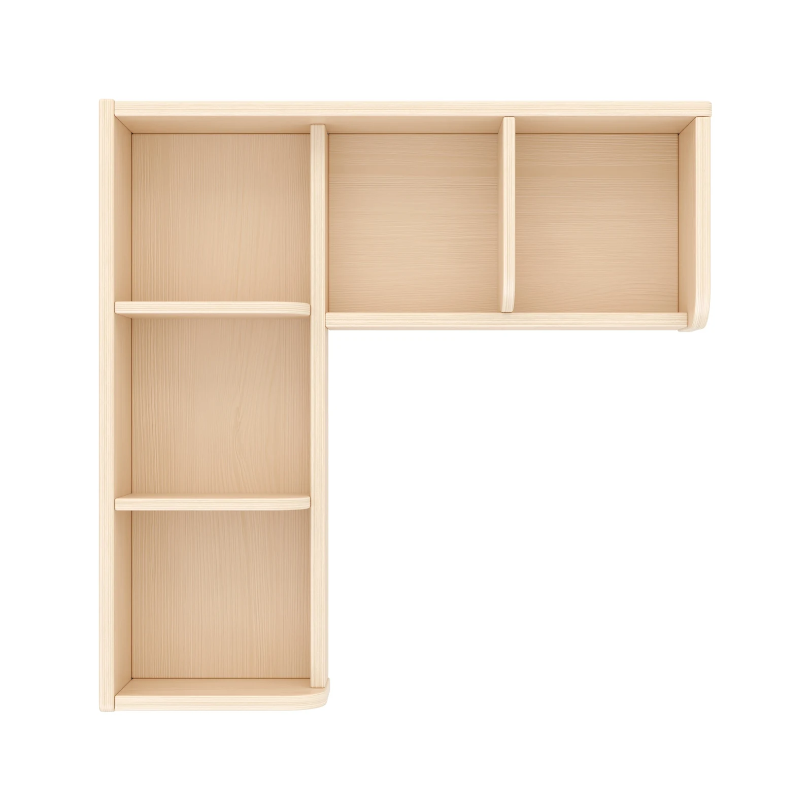 Estante de Guardarropa de Esquina, 60 cm, 5 Compartimientos – KB1-DG25069-30-F_02