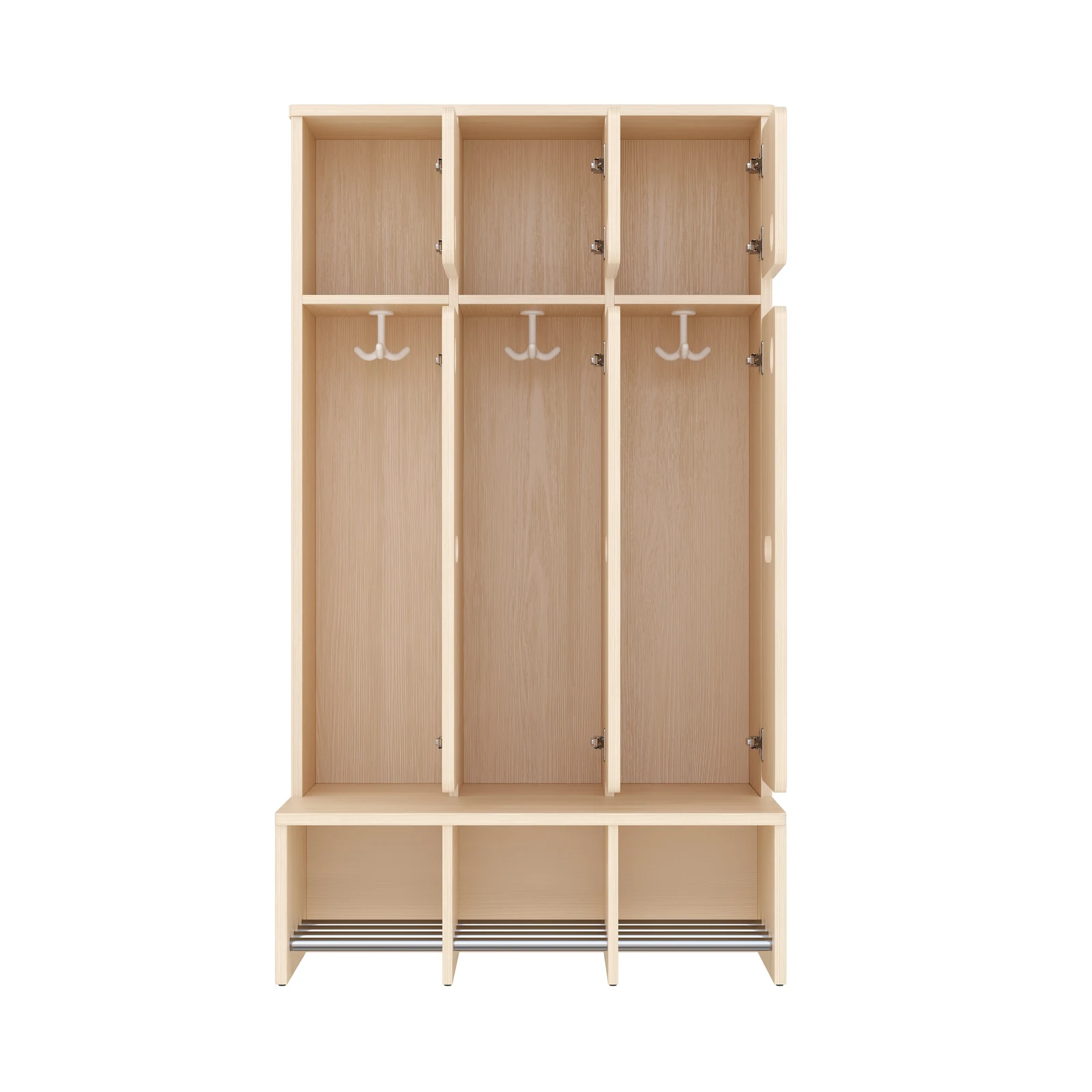 Vestiaire Complet, 3 Places, Hauteur d'assise: 26 cm – KB1-DG25175-26_07