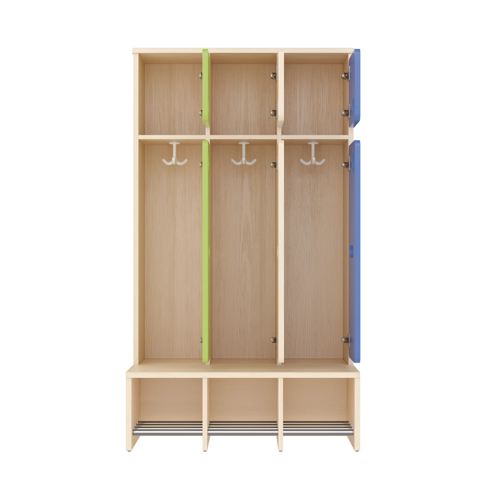 Vestiaire Complet, 3 Places, Hauteur d'assise: 26 cm – KB1-DG25175-26_08