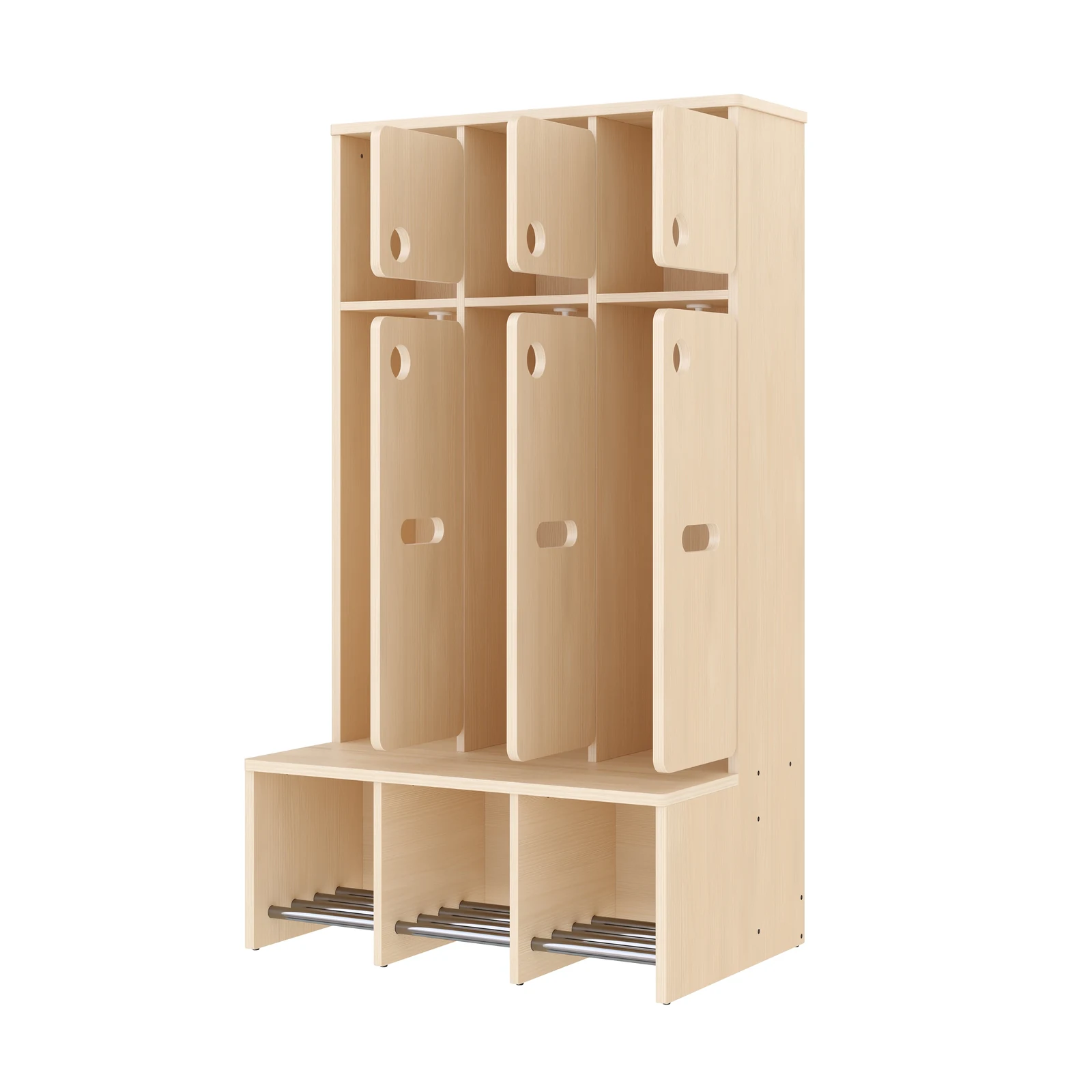 Vestiaire Complet, 3 Places, Hauteur d'assise: 31 cm – KB1-DG25175-31_03