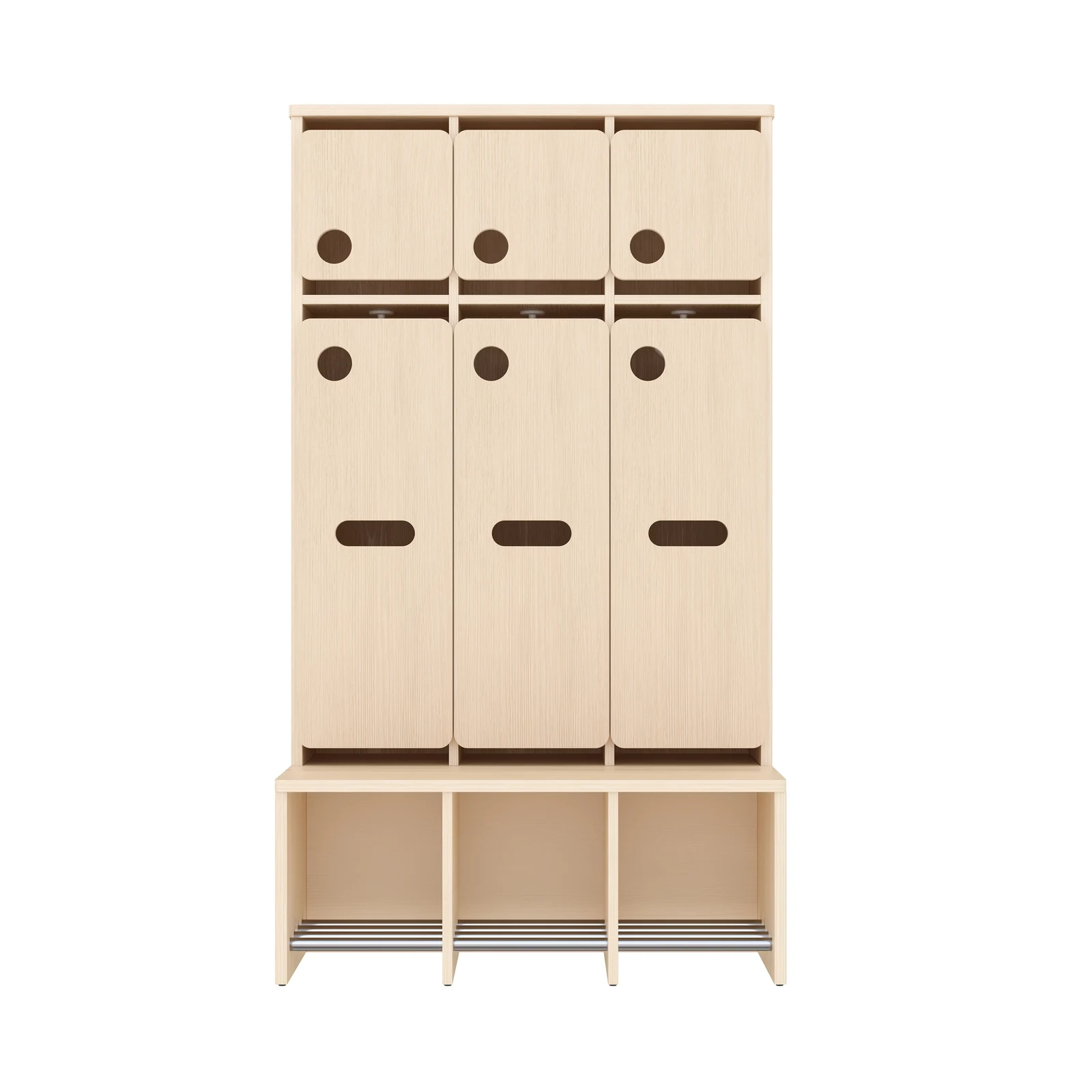 Vestiaire Complet, 3 Places, Hauteur d'assise: 31 cm – KB1-DG25175-31_05