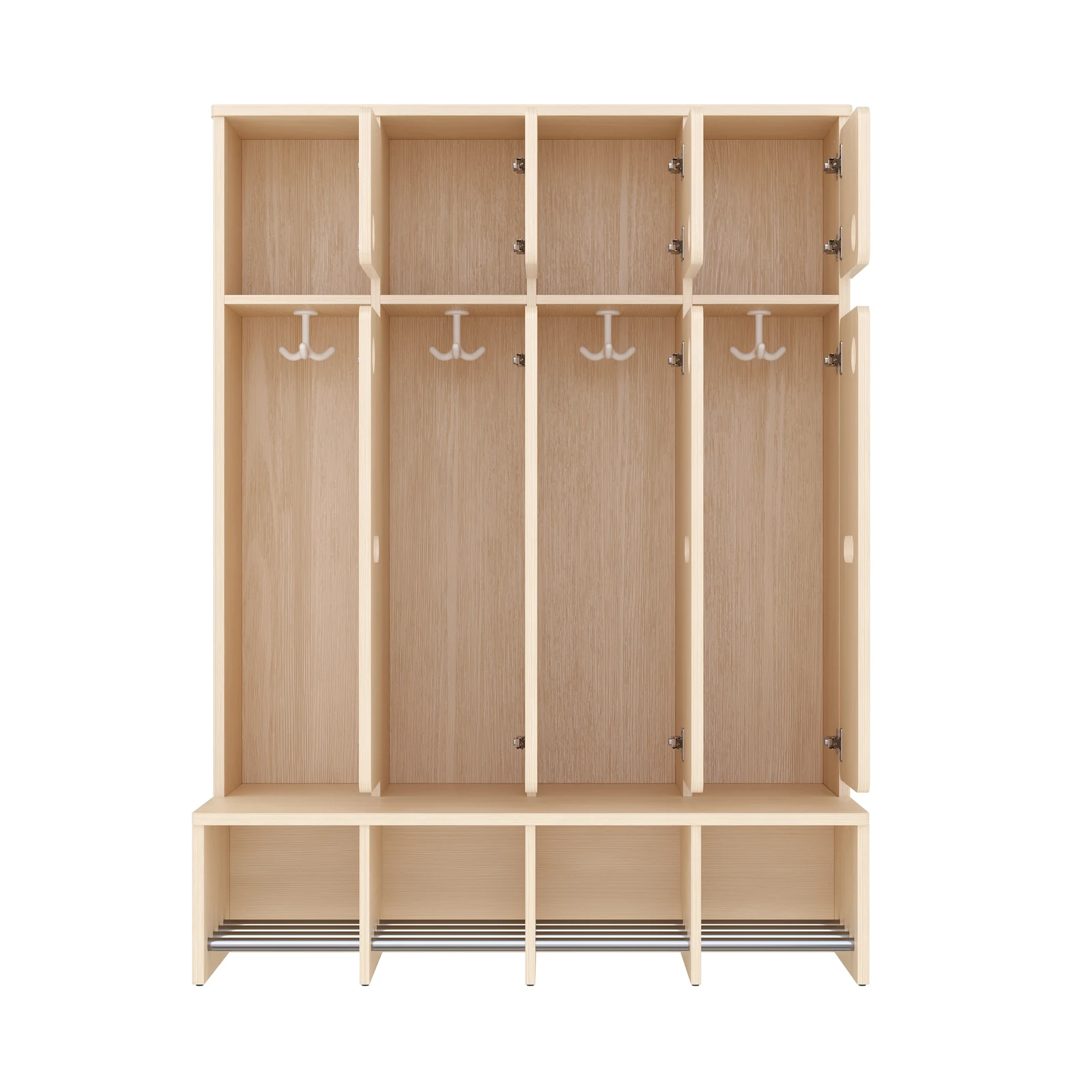 Vestiaire Complet, 4 Places, Hauteur d'assise: 26 cm – KB1-DG25176-26_07
