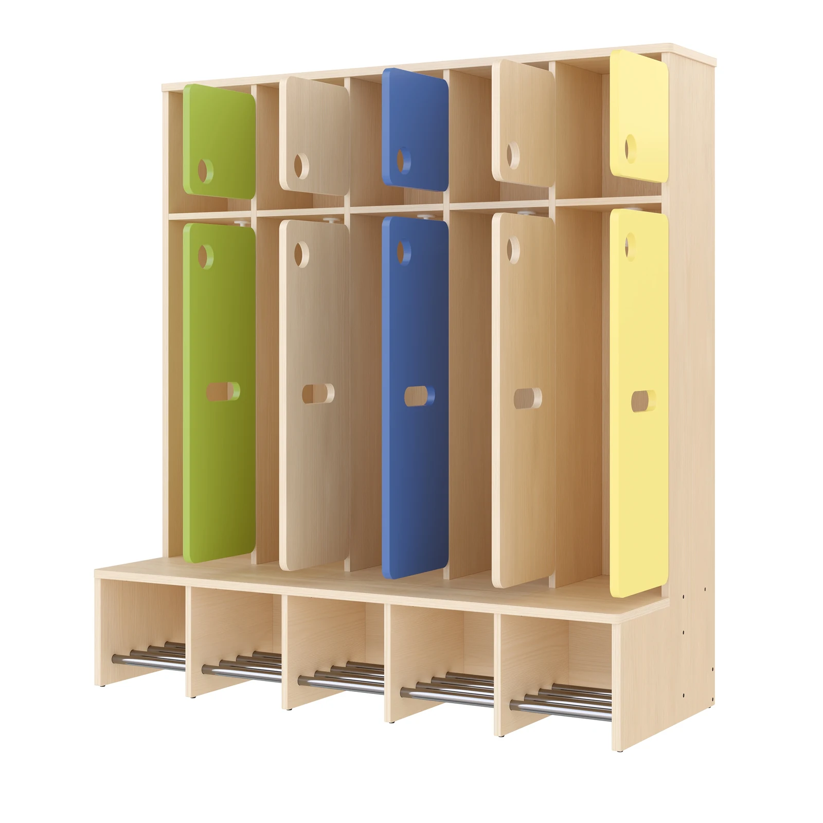 Vestiaire Complet, 5 Places, Hauteur d'assise: 26 cm – KB1-DG25177-26_04
