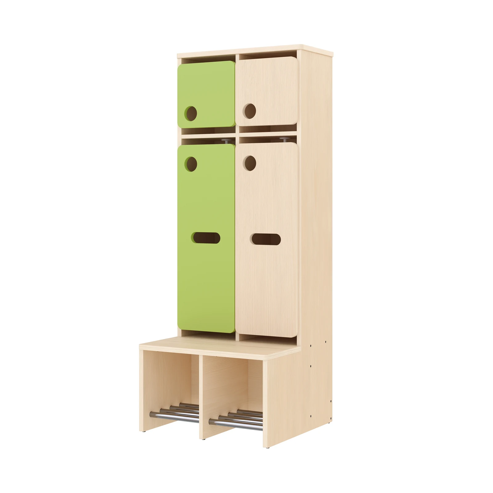 Vestiaire Complet, 2 Places, Hauteur d'assise: 31 cm – KB1-DG25174-31_02