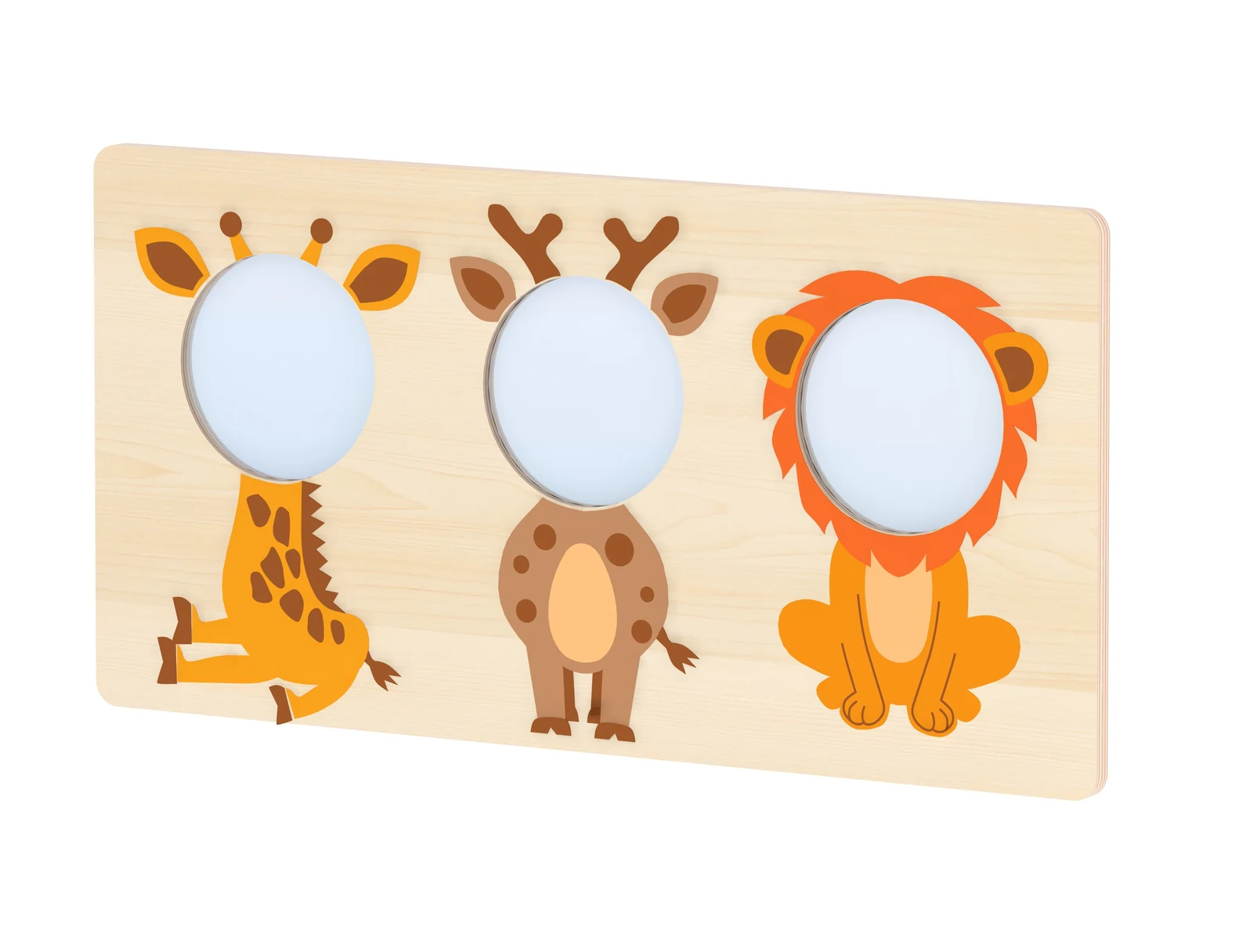 Elemento a Parete con Specchio – Animali da Safari – GP1-12035-V02-F_01