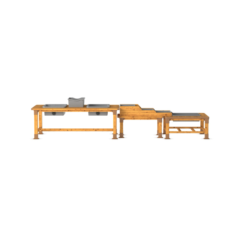 Station eau & boue d'extérieur, 3 tables – HW1-S035-A_09