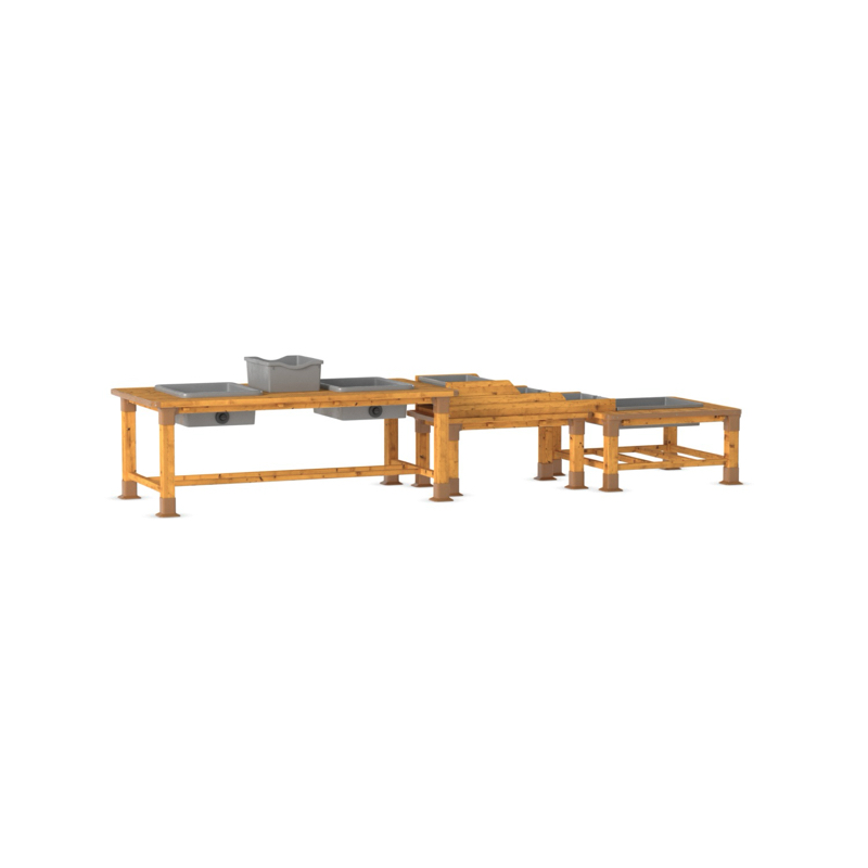 Station eau & boue d'extérieur, 3 tables – HW1-S035-A_11