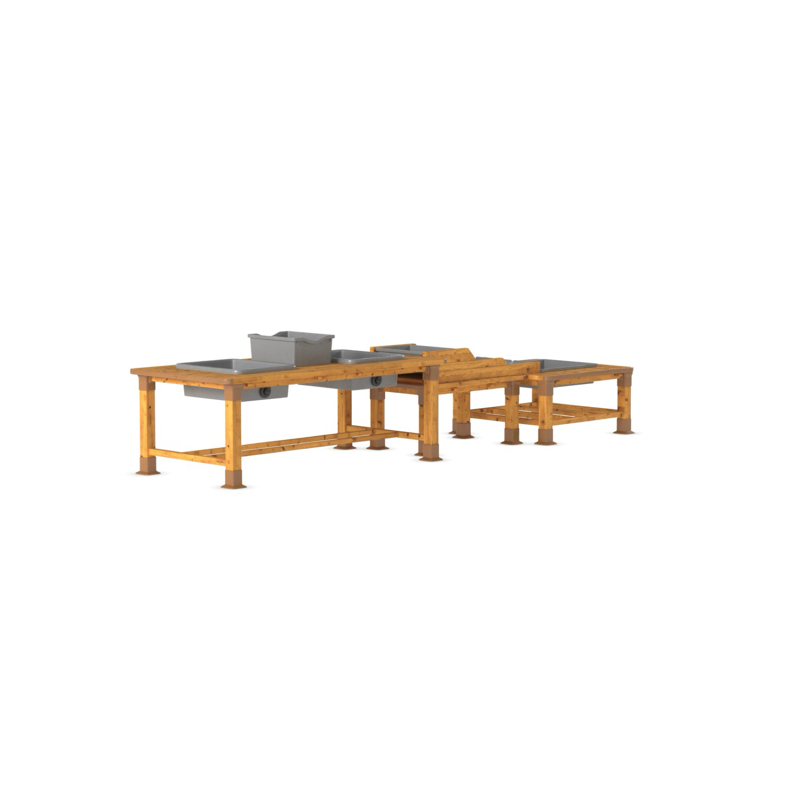 Station eau & boue d'extérieur, 3 tables – HW1-S035-A_13