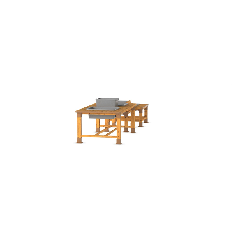 Station eau & boue d'extérieur, 3 tables – HW1-S035-A_16