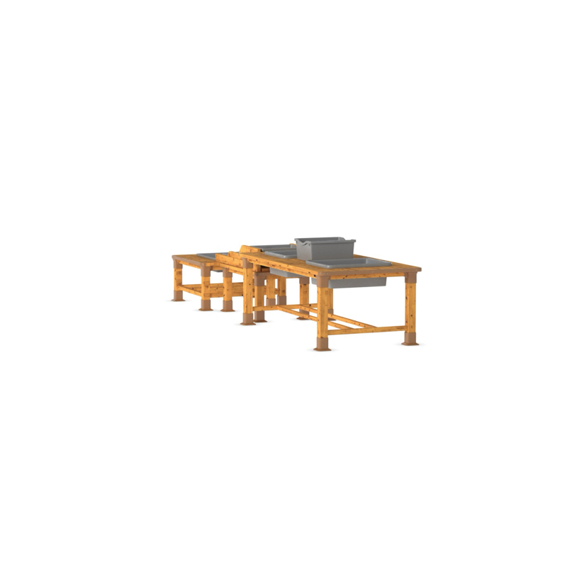 Station eau & boue d'extérieur, 3 tables – HW1-S035-A_19