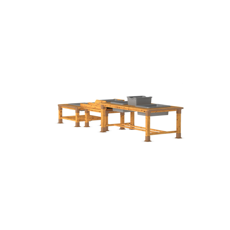 Station eau & boue d'extérieur, 3 tables – HW1-S035-A_20