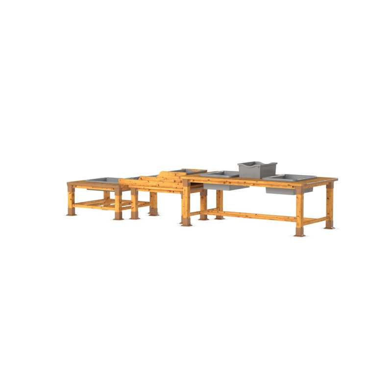 Station eau & boue d'extérieur, 3 tables – HW1-S035-A_23