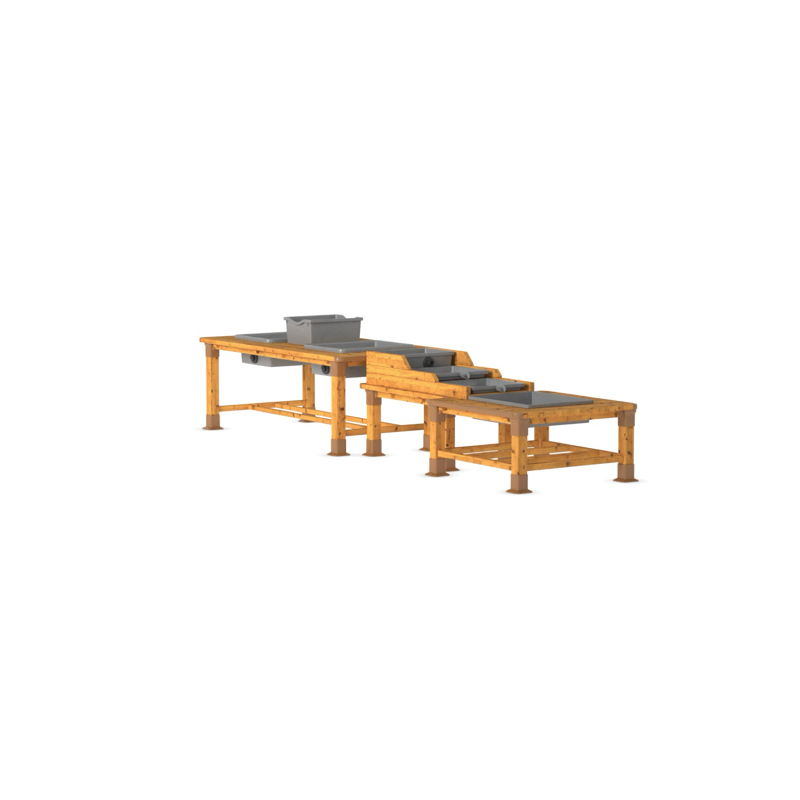 Station eau & boue d'extérieur, 3 tables – HW1-S035-A_40