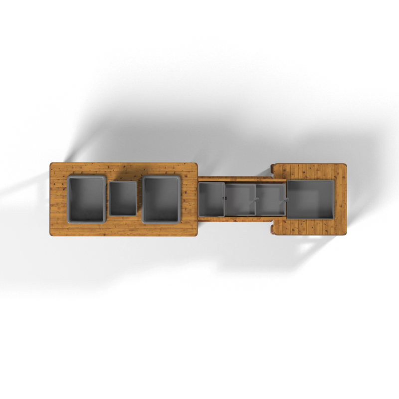 Station eau & boue d'extérieur, 3 tables – HW1-S035-A_49