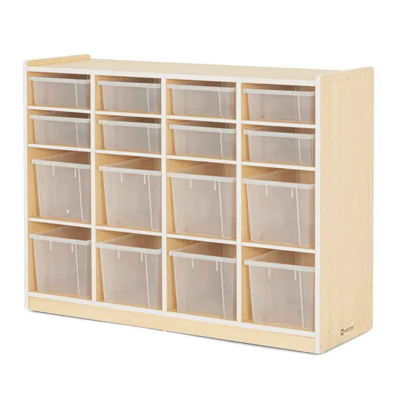Armoire à Rayonnages avec 16 Compartiments, Bacs Compris – KB1-AZ12141-F_02